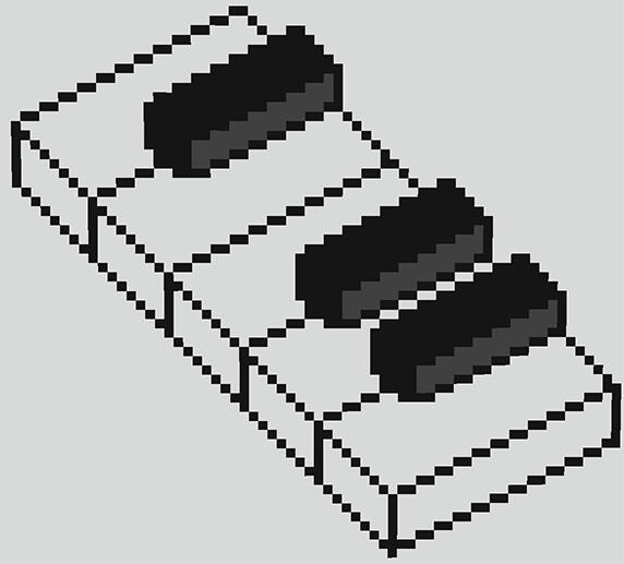 piano pixel art piano pixel art