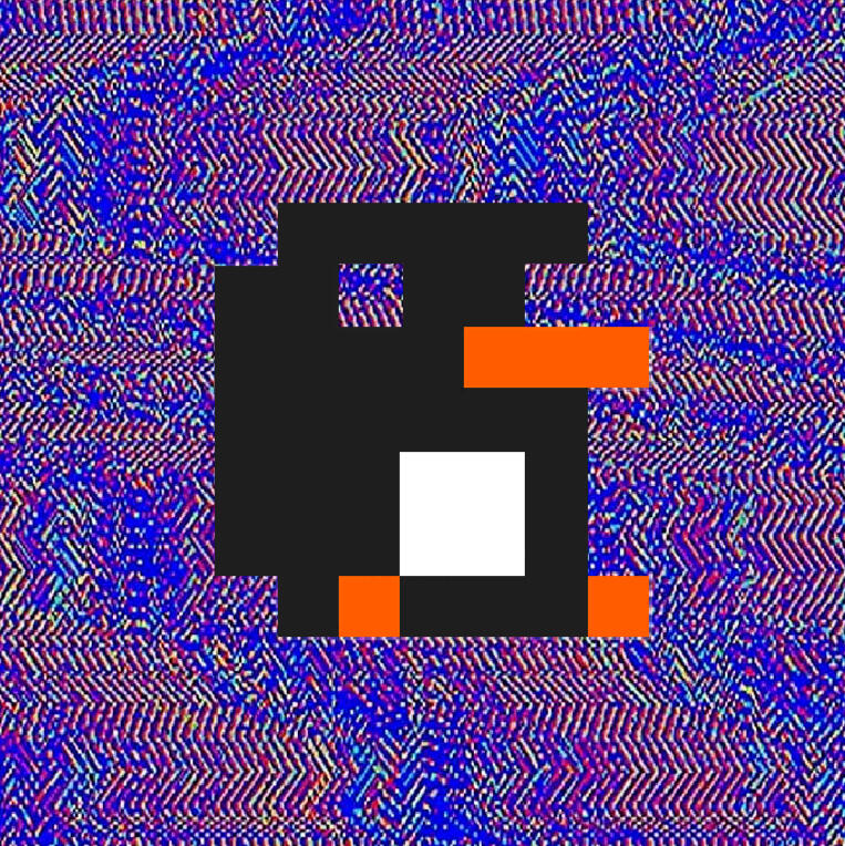 pinguin pixel art